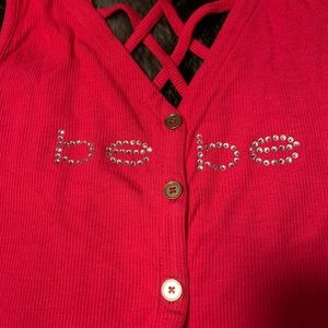 BeBe tank crystal logo